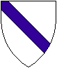 Learn the rules of heraldry by making a medieval shield in the bend pattern