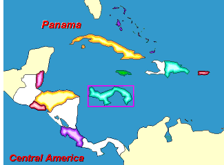 Countries and capitals of Central America
