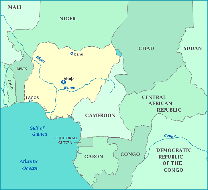 Abuja Africa Map