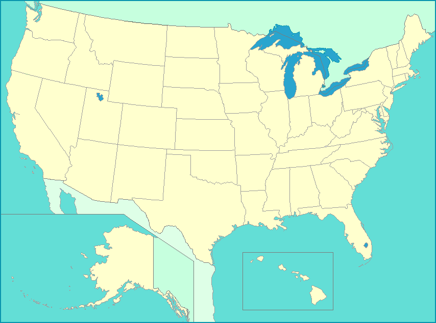 Print this map of United States