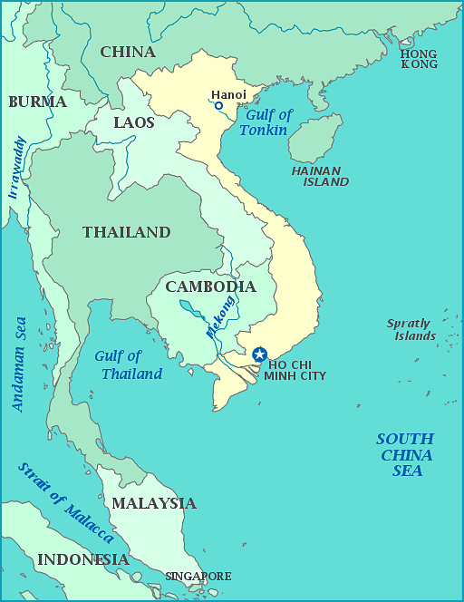 Map of Vietnam