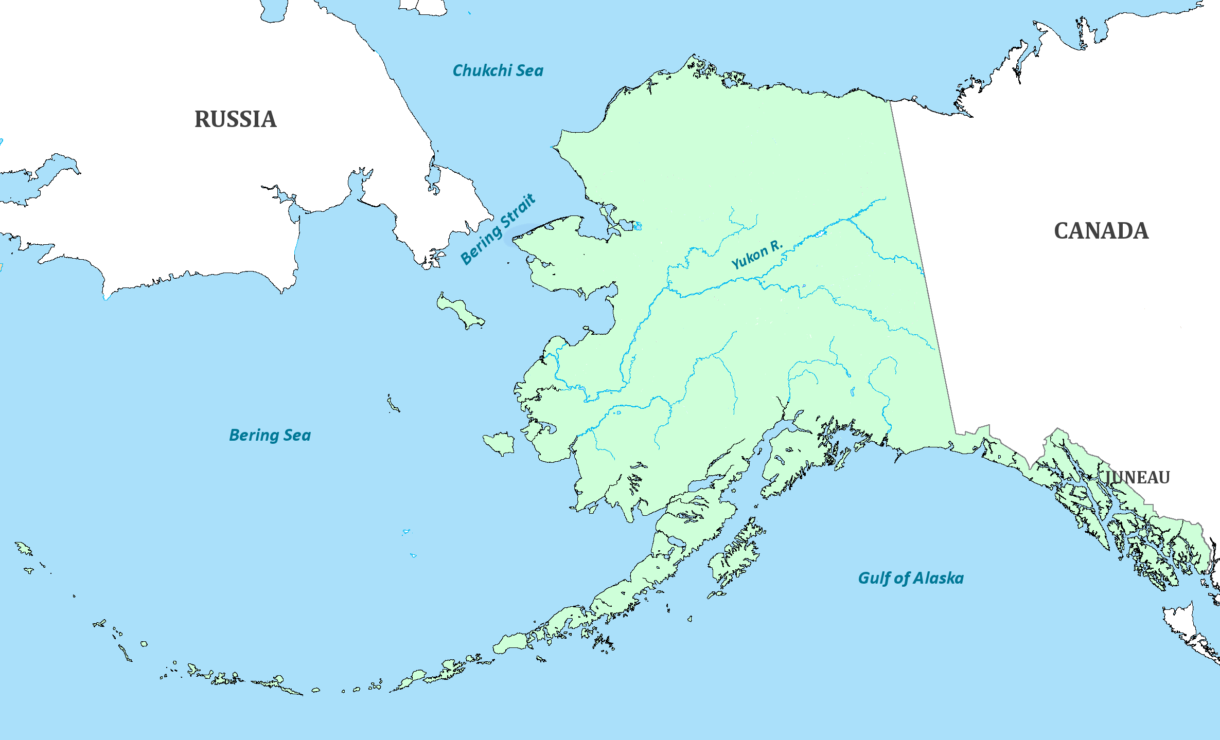 Alaska On A Us Map - Map