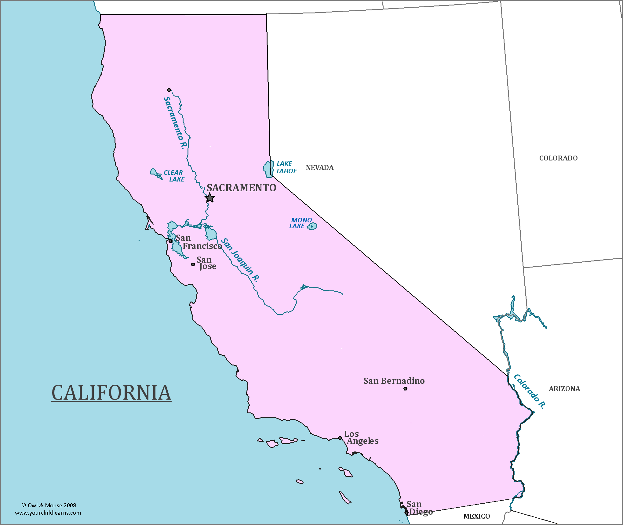 California Map 